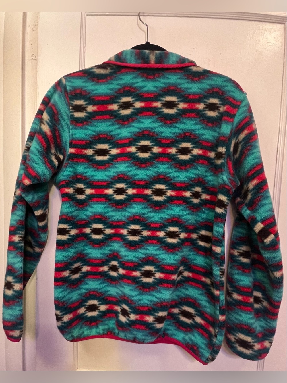 Patagonia Synchilla Snap-T Printed Fleece Pullover - Women's Medium - Picture 2 of 3
